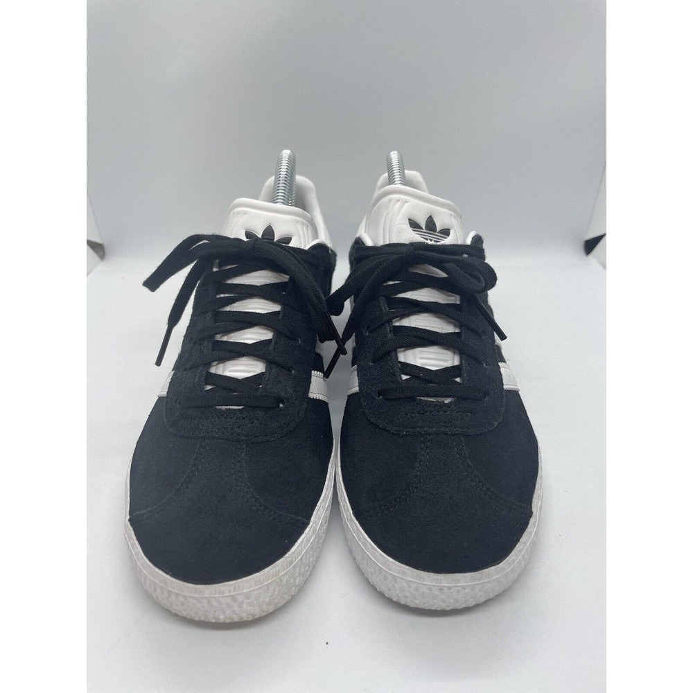 Boys' Girls' Big Kids Youth Adidas Gazelle J Shoes Size 4.5 Suede Black - Picture 2 of 8